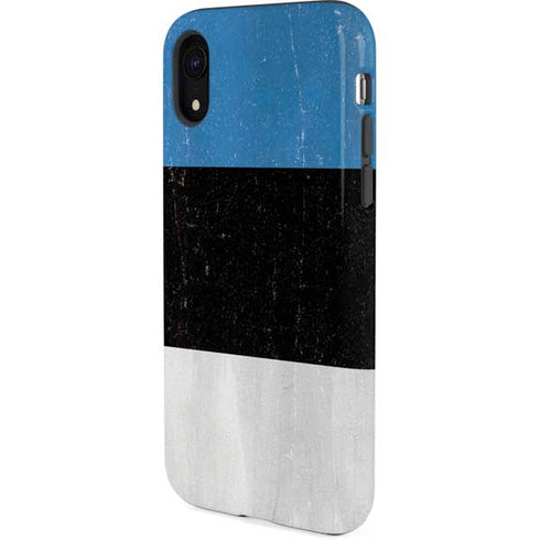 Estonia Flag Distressed iPhone XR Pro Case